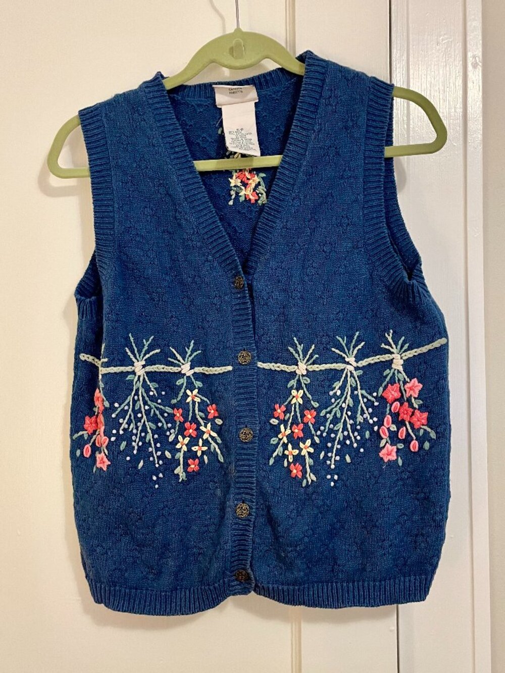 Vintage Northern Reflections Cardigan Vest Size M